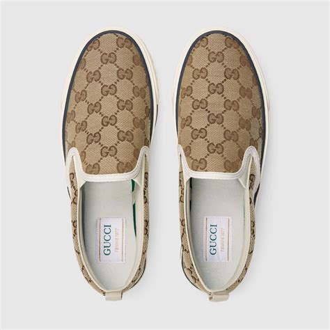 gucci womens shoes slip on|Gucci sneaker 1977 slip ons.